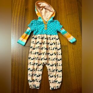 Matilda Jane hooded romper
